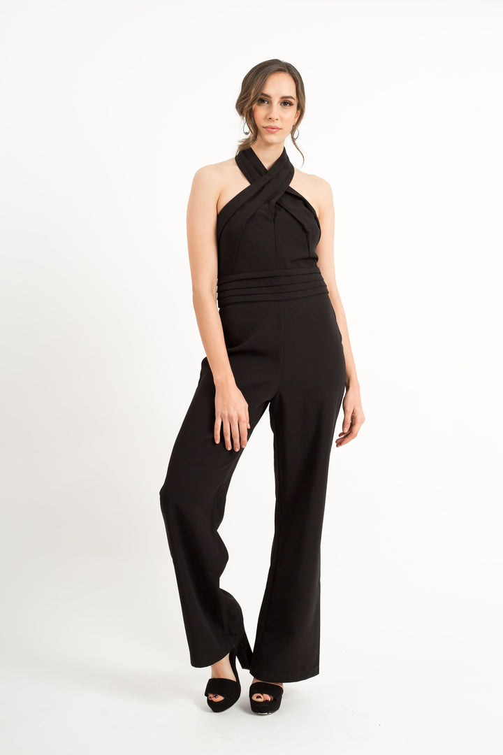 Halter romper black