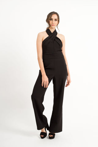 Halter romper black