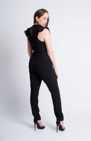 Black Jumper with V Neck